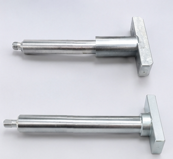 Pair of T-handle crimping tool draw rods